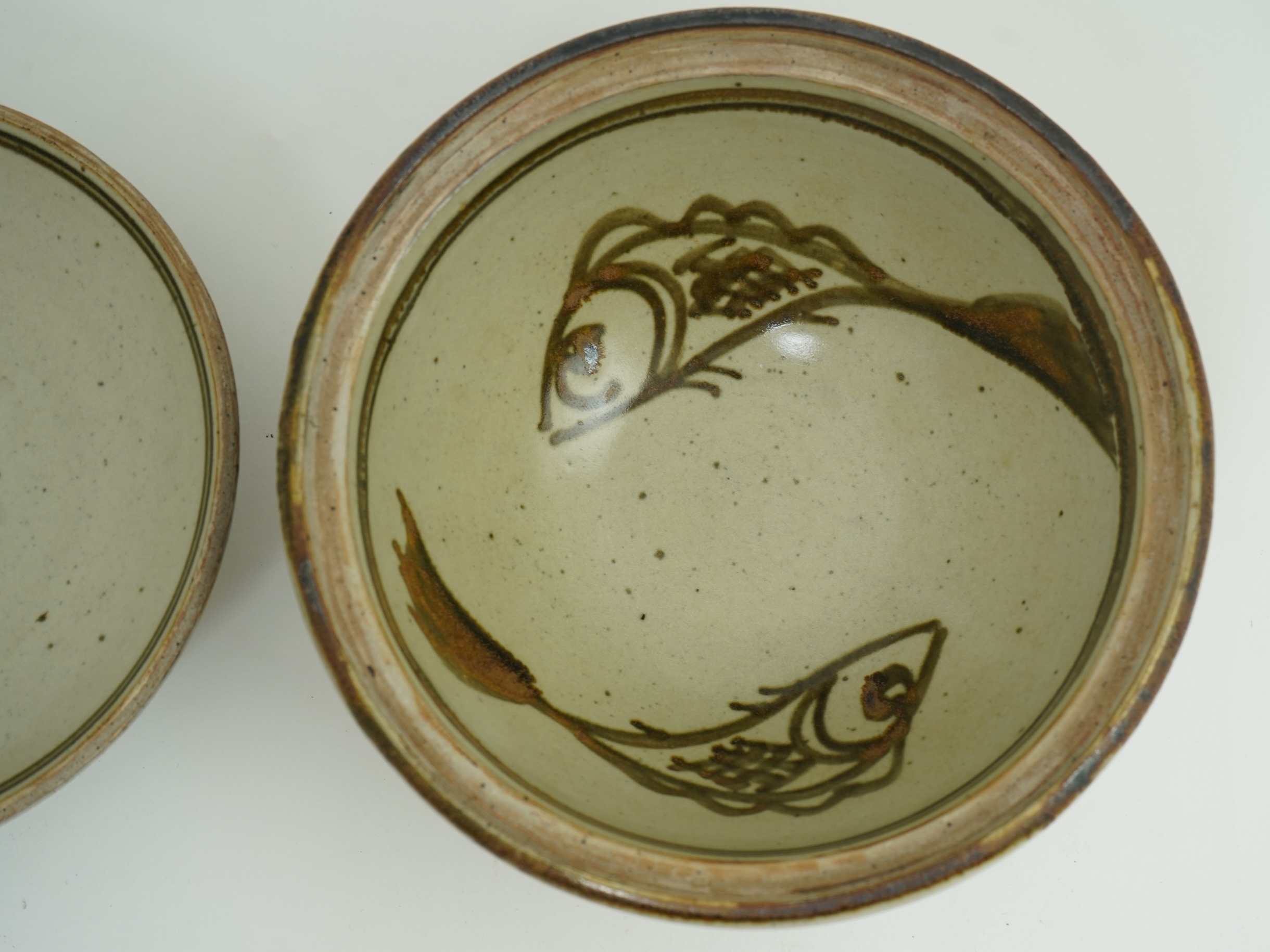 Michael Cardew CBE (1901-1983) at Wenford Bridge: A stoneware bowl and cover